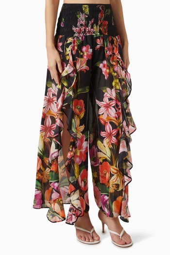 Island Pants in Cotton-blend