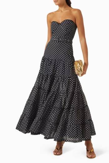 Jimena Polka-dot Dress