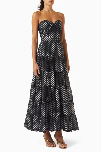 Jimena Polka-dot Dress