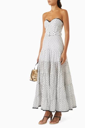 Jimena Polka-dot Dress