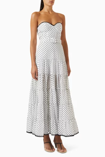 Jimena Polka-dot Dress