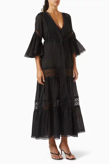 Glen Kaftan in Cotton-voile