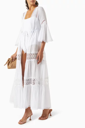 Glen Kaftan in Cotton-voile