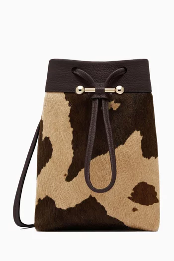 Osette Midi Pouch Hair-on-hide leather