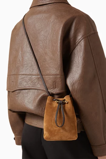 Osette Midi Pouch in Suede