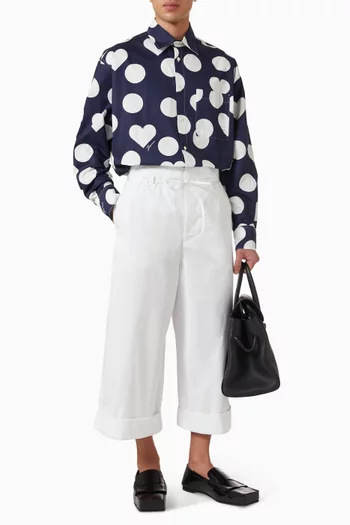 The Marin Relaxed Pants in Cotton Poplin
