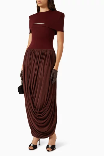 Amiri Dress with Gloves