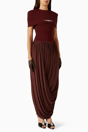Amiri Dress with Gloves