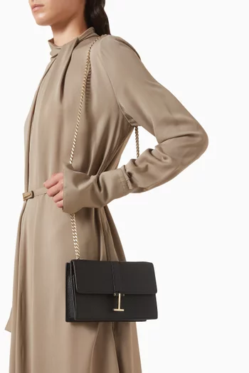 Mini Kara Shoulder Bag in Leather
