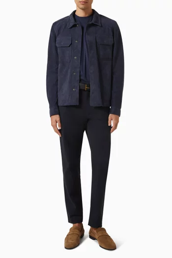 Overshirt in Fine Suede