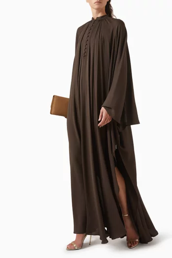 Washed Silk Georgette Kaftan