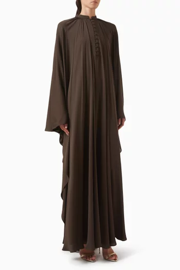 Washed Silk Georgette Kaftan