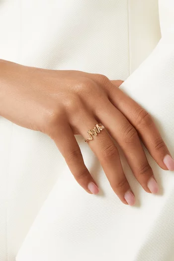 Mrs Diamond Ring in 14kt Gold