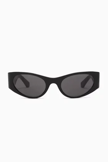 Signature Oval Sunglasses in Acetate