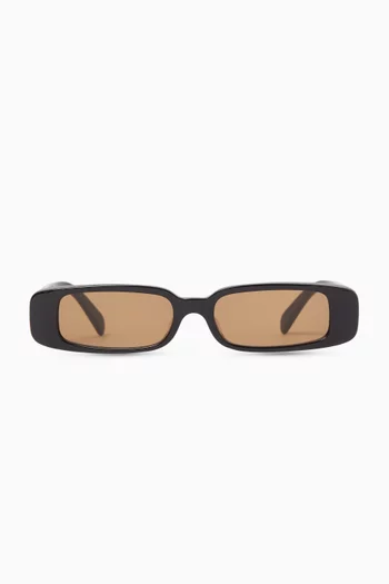 3 Dots Rectangular Sunglasses in Acetate