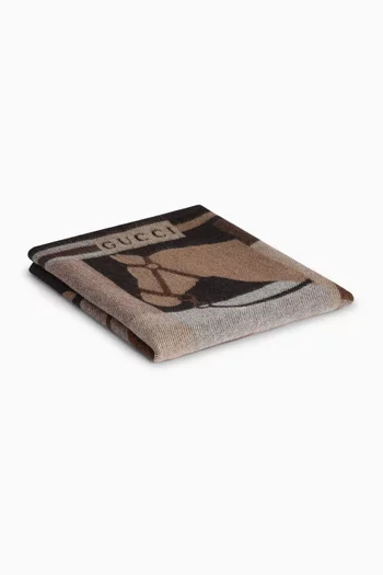 Equestrian Blanket in Wool & Cashmere