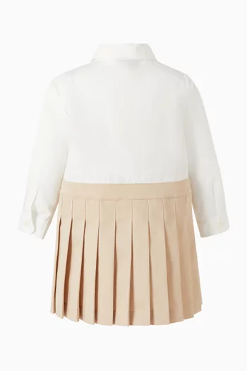 Cotton Poplin & Gabardine Baby Dress