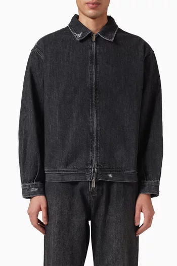 Zip Jacket in Denim