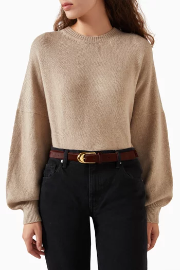 Dome Belt in Haircalf