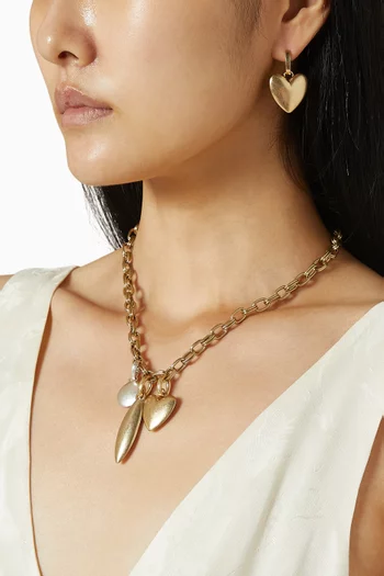 Token Necklace in Mixed Metal