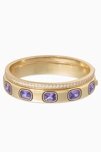 Cubic Hinged Cuff Duo