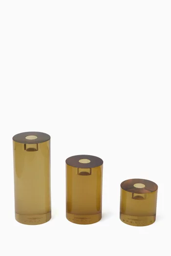 مجموعة حوامل شموع، 3 قطع