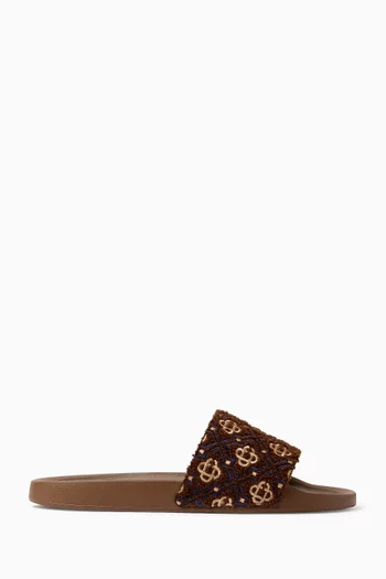Monogram Pool Slides