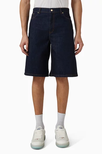 Raw Indigo Shorts in Denim