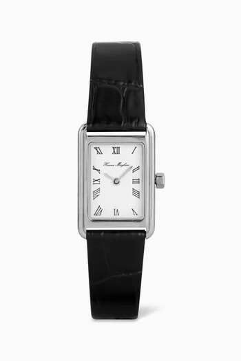 The Icon Watch in Silver-Plated Stainless Steel