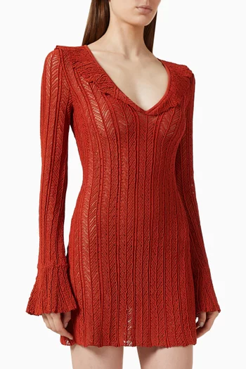 Davina Mini Dress in Knit