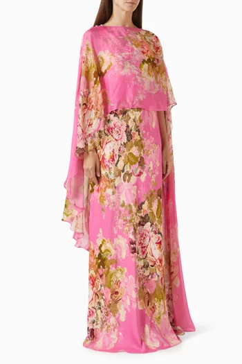 Saro Ruched Cape