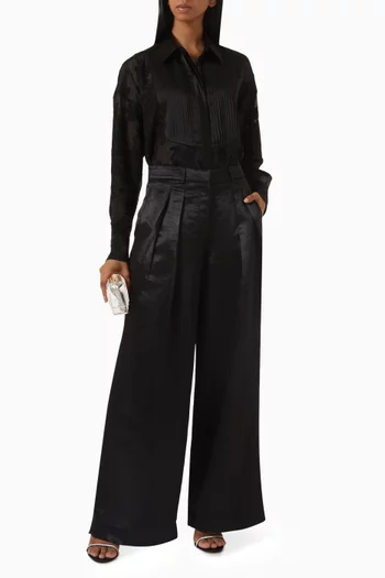 Tuxedo Shirt in Silk