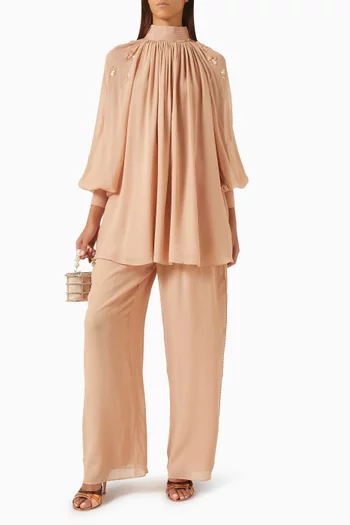 Alaina Top & Pants Set in Georgette