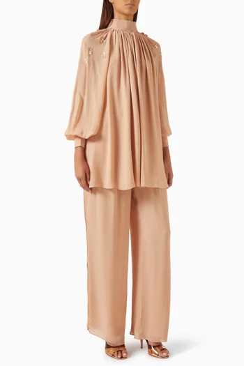 Alaina Top & Pants Set in Georgette