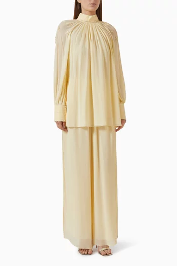 Alaina Top & Pants Set in Georgette