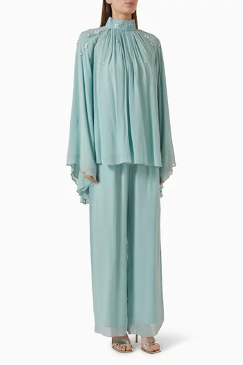 Kenza Top & Pants Set in Georgette