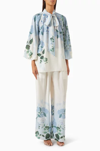 Maryse Top & Pants Set in Georgette