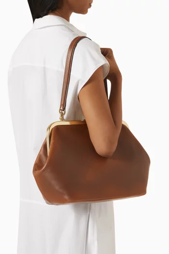 Kisslock 27 Frame Bag in Loved Leather