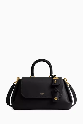 Slouchy Rogue Top-handle Bag in Leather