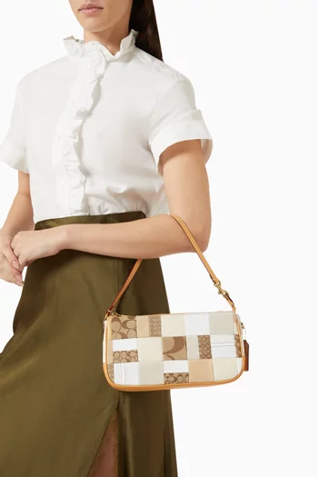 Plaza 25 Patchwork Bag in Leather