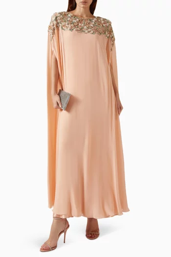 Embellished Cape Kaftan