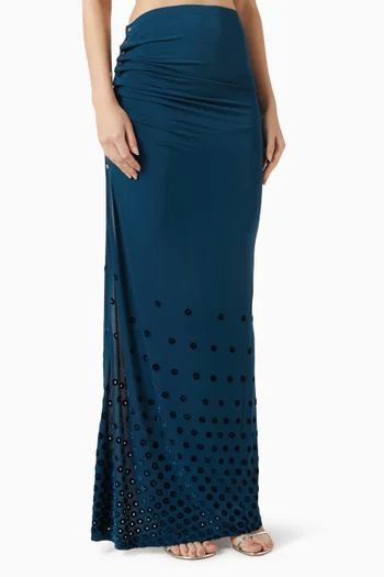 Mirrorwork Maxi Skirt