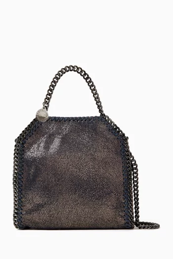 Tiny Falabella Shoulder Bag in Eco-shiny Chamois