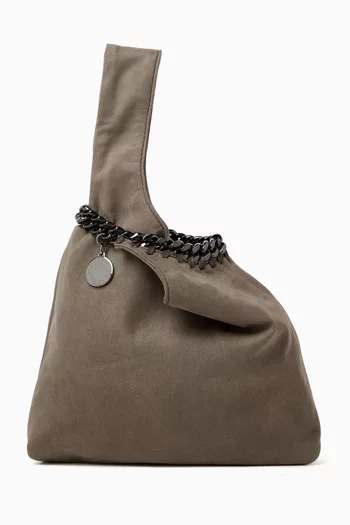 Falabella Wristlet Bag in Alter Suede