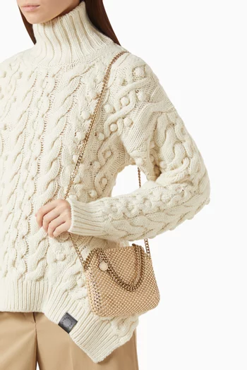 Mini Falabella Crossbody Bag in Mesh