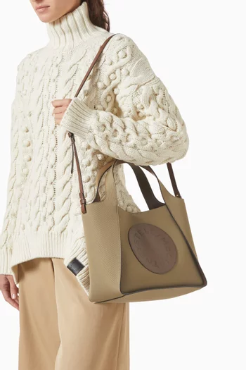 Medium Logo Crossbody Tote Bag