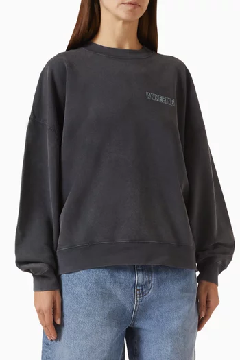 Miles Palm Sweatshirt in Cotton
