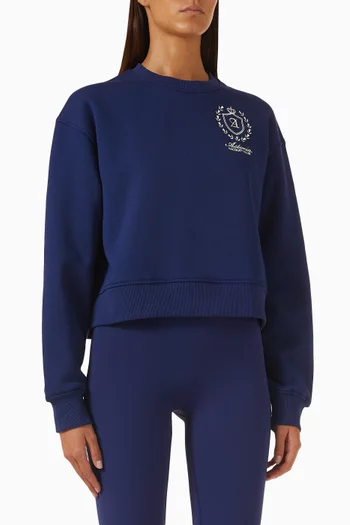 Airvíve Racquet Club Cropped  Sweater