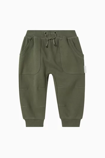 Slouchy Track Pants in Organic Cotton