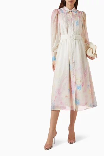 Yasflorence Midi Dress in Lyocell-blend